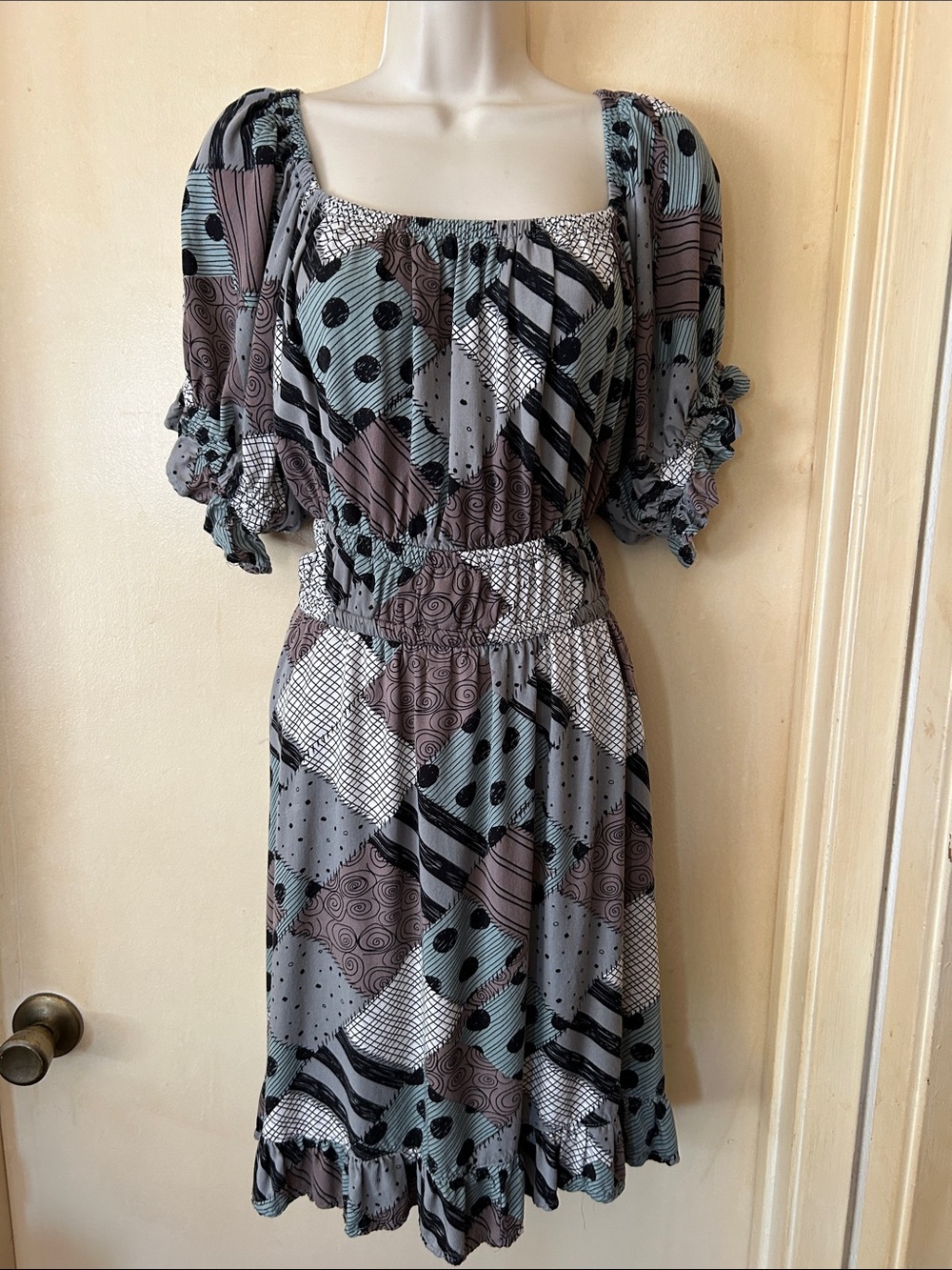 Nightmare Before Christmas Sally Patchwork Dress size 2X